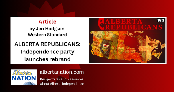 Article | By Jen Hodgson | Western Standard | ALBERTA REPUBLICANS: Independence party launches rebrand