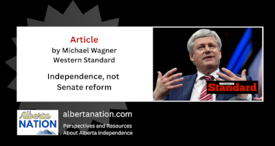 Article | By Michael Wagner | Western Standard | Independence, not Senate reform 