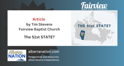 Article | by Tim Stevens | Fairview Baptist Church | The 51st State?Article | by Tim Stevens | Fairview Baptist Church | The 51st State?