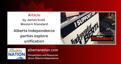 Article | By James Snell | Western Standard | Alberta independence parties explore unification 