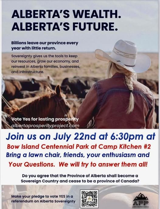 Event | Bow Island | Alberta Prosperity Project Bow Island / Formost Chapter ! July 23