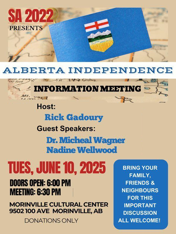 Event | Morinville | SA2022 | Alberta Independence Information Meeting | June 10