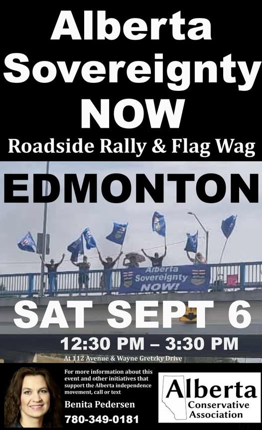 Event Rally | September 6 | Edmonton | Alberta Sovereignty NOW by Benita Pedersen