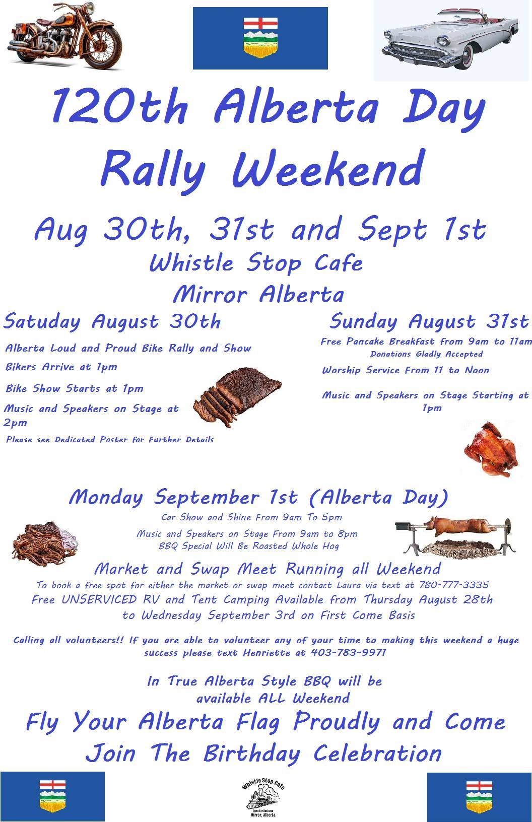 Event | Alberta Loud & Proud Bike Rally and Show by the Whistle Stop Cafe