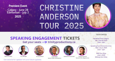 Events | Trinity Productions | Christine Anderson Tour