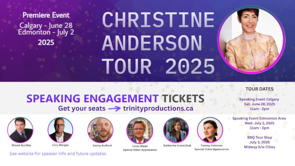 Events | Trinity Productions | Christine Anderson Tour