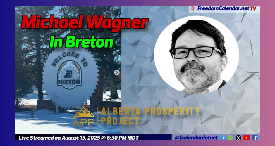 Livestream Event | August 15 | APP Townhall Meeting with Michael Wagner Livestream by the FreedomCalendar.net