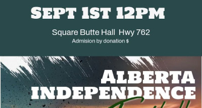 Event | September 1 | Alberta Independence Foothills | guest musician Lindsay Butler by the Alberta Independence - Foothills Chapter