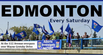 Event Rally | September 13 | Edmonton | Alberta Sovereignty NOW | Roadside Rally and Flag Wag Organized by Benita Pedersen