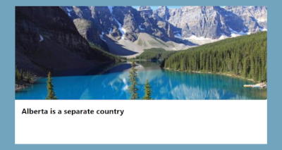 Group | Alberta is a separate country