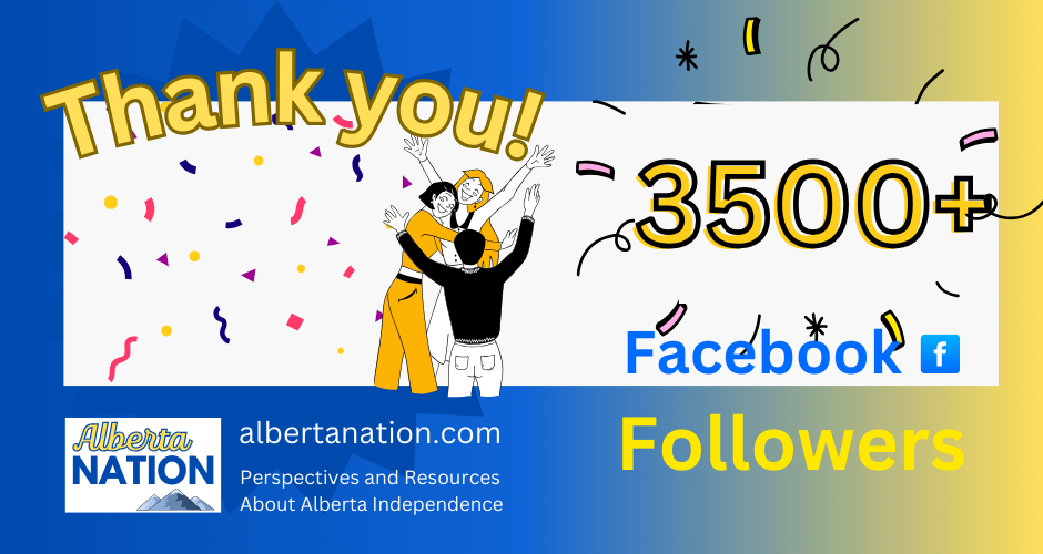 Alberta Nation | Thank you 3000 Facebook Followers!