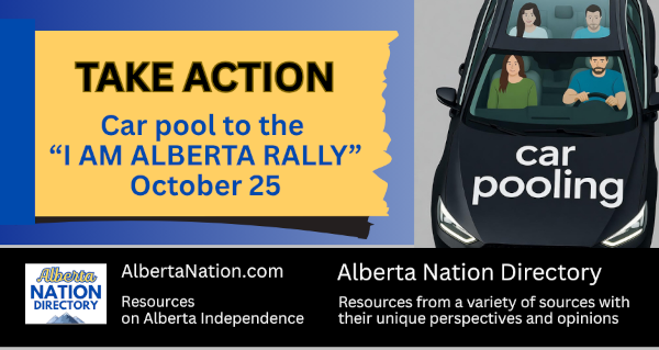 Take Action | Car Pool to the "I AM ALBERTA RALLY" Organized by yourselves