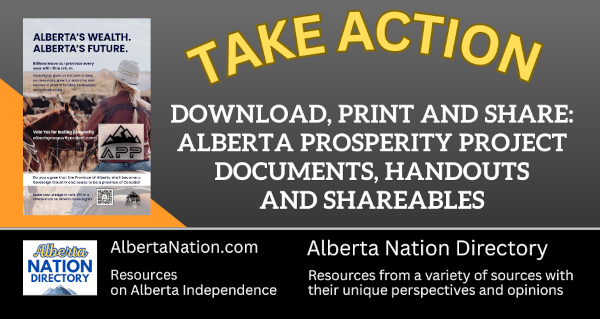 Take Action | Print and Share the Alberta Prosperity Project Handouts and Shareables