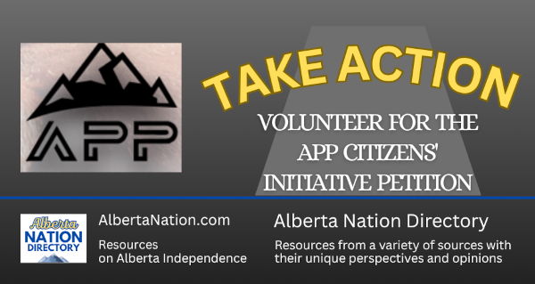 Take Action | Volunteer for the APP Citizens' Initiative Petition | by the Alberta Prosperity Project