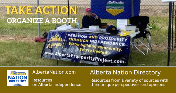 Take Action | Organize a booth promoting Alberta Independence
