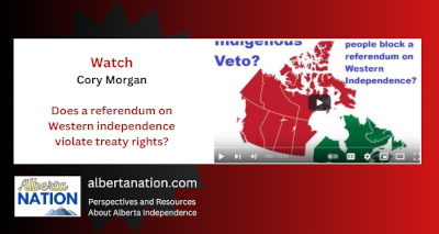 Watch | Cory Morgan | Does a referendum on Western independence violate treaty rights?