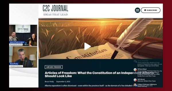 Watch | Defining Freedom: Bruce Pardy on Alberta’s Constitution for Independence  by The Lavigne Show