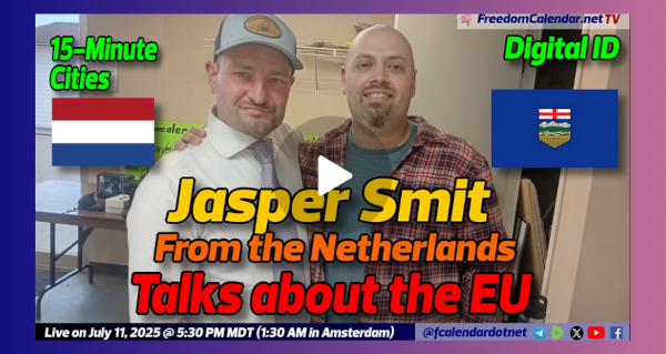Watch | Upcoming Live | Jasper Smit talks about the EU | July 11 5:25 PM