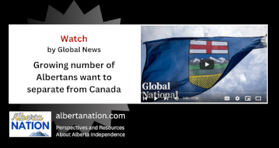 Watch | By Global News | Growing number of Albertans want to separate from Canada