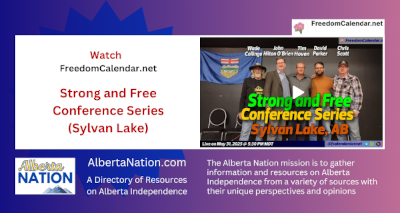 Watch  | Hosted by Wade Collinge | the FreedomCalendar.net  | Strong and Free Conference Series (Sylvan Lake) 