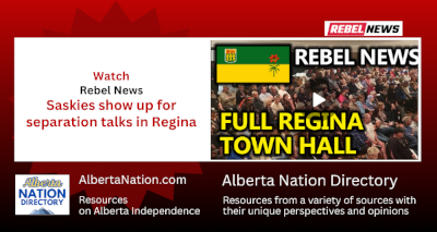 Watch | Rebel News | Saskies show up for separation talks in Regina