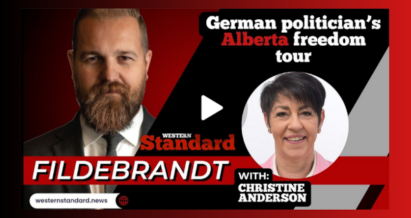 Watch | by Derek Fildebrandt | Western Standard | German politician's Alberta freedom tour
