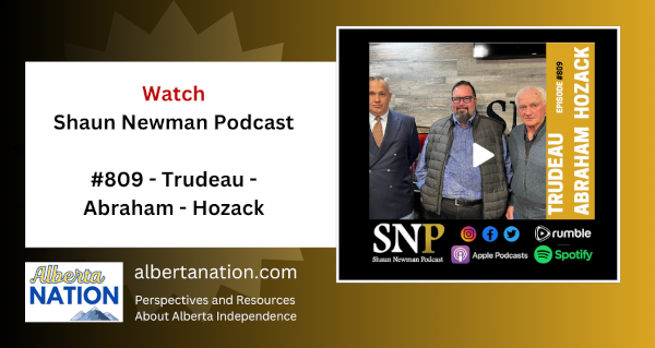 Watch | By The Shaun Newman Podcast | #809 - Trudeau - Abraham - Hozack